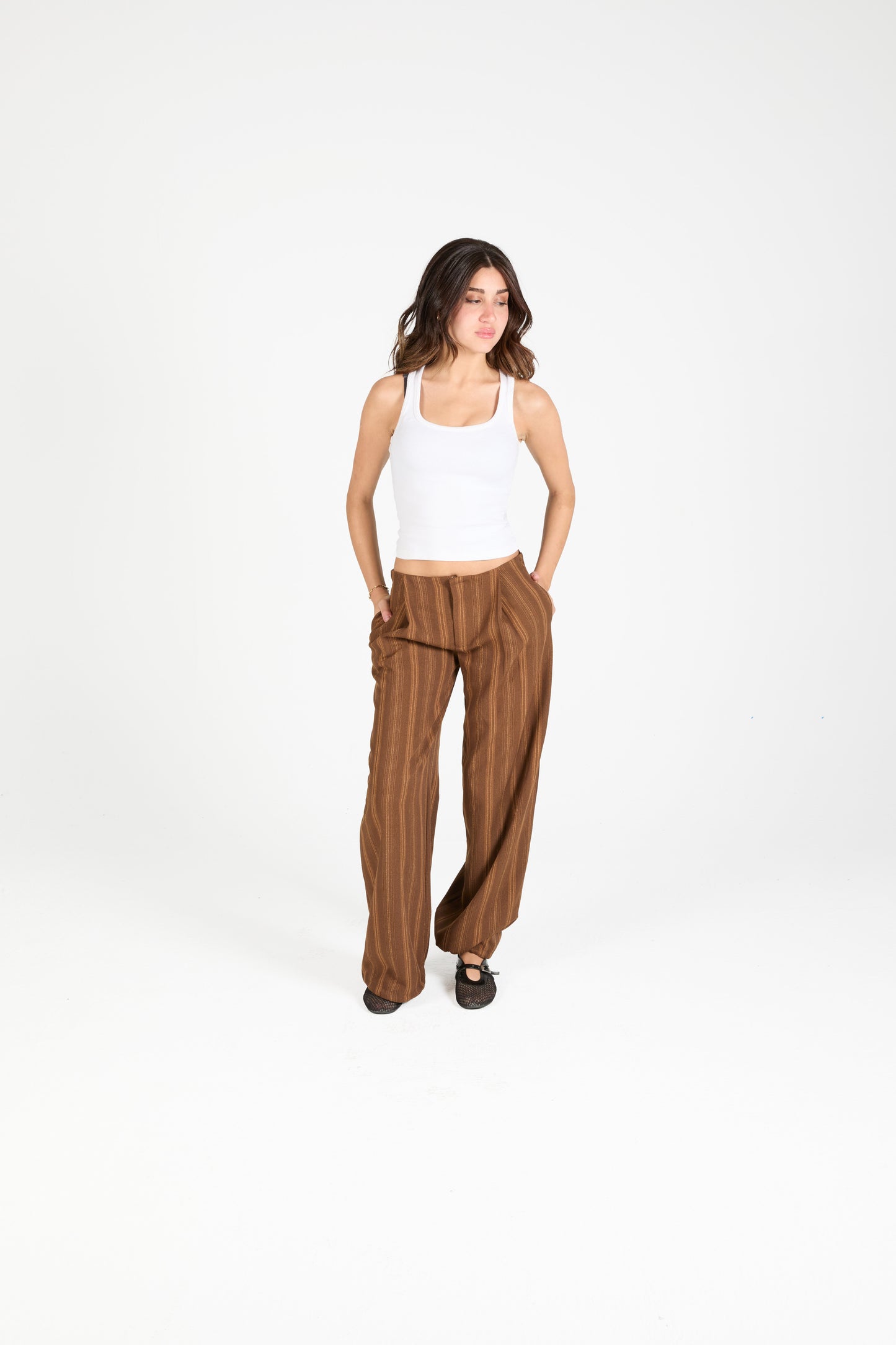 The Twin Frame Striped